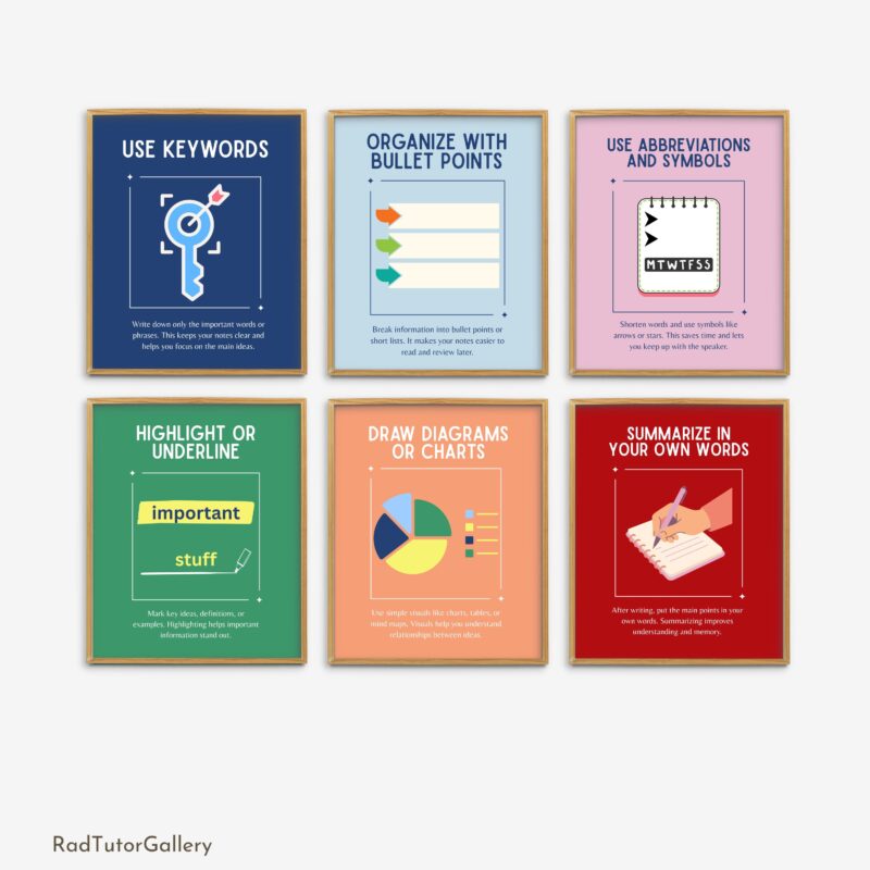 Note-Taking Strategies Set