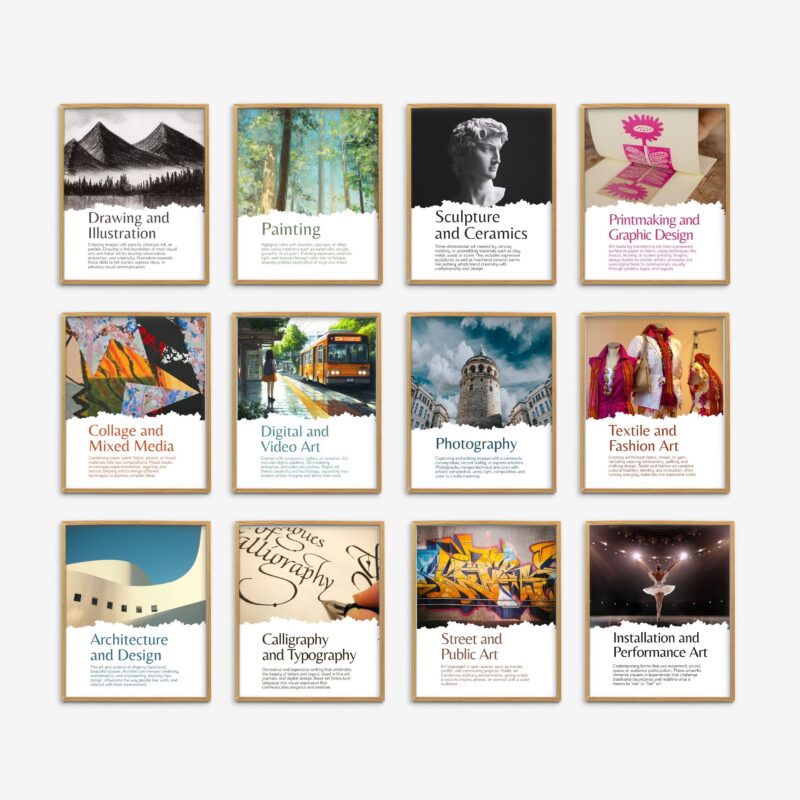 Types of Art Media Set