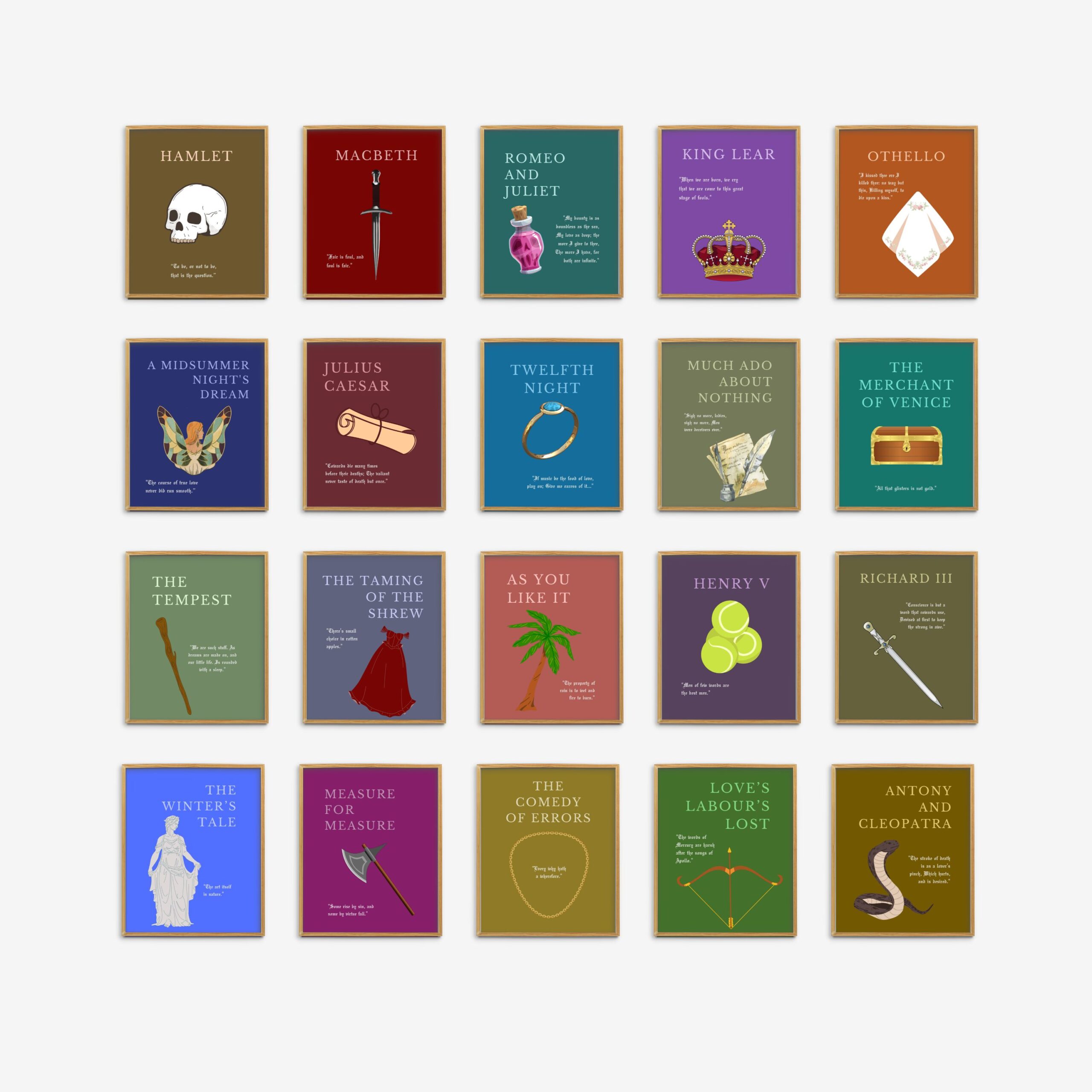 Shakespeare's Popular Works Set