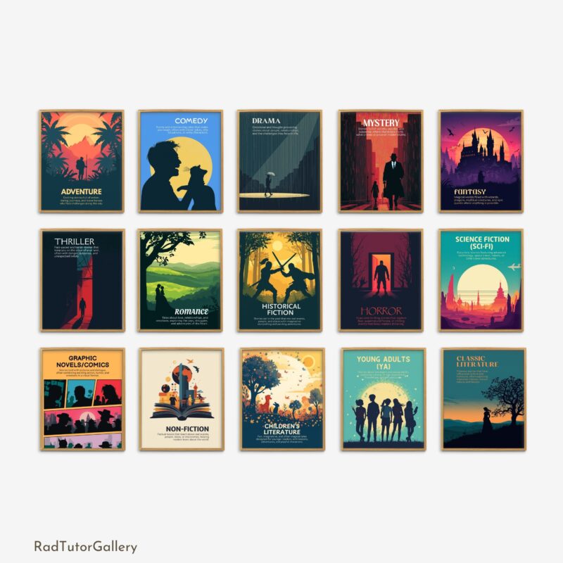 Book Genres Set