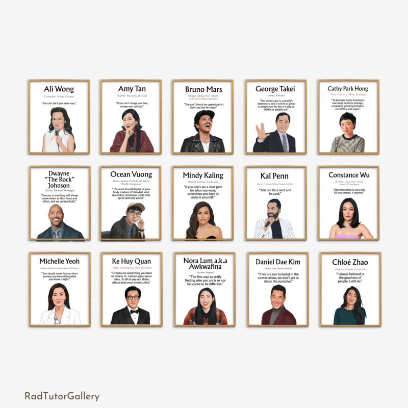 Asian American Pacific Islander Figures Set