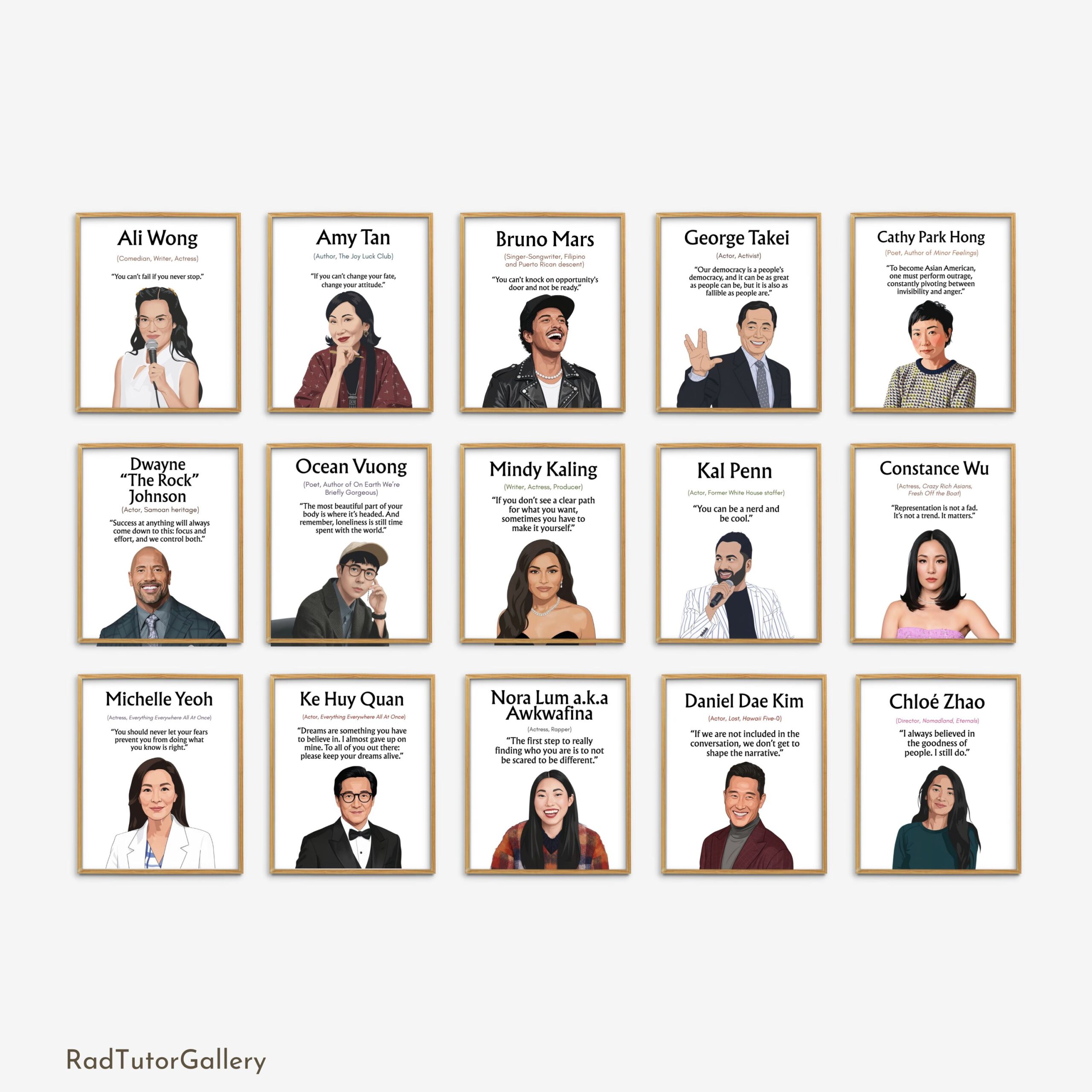 Asian American Pacific Islander Figures Set