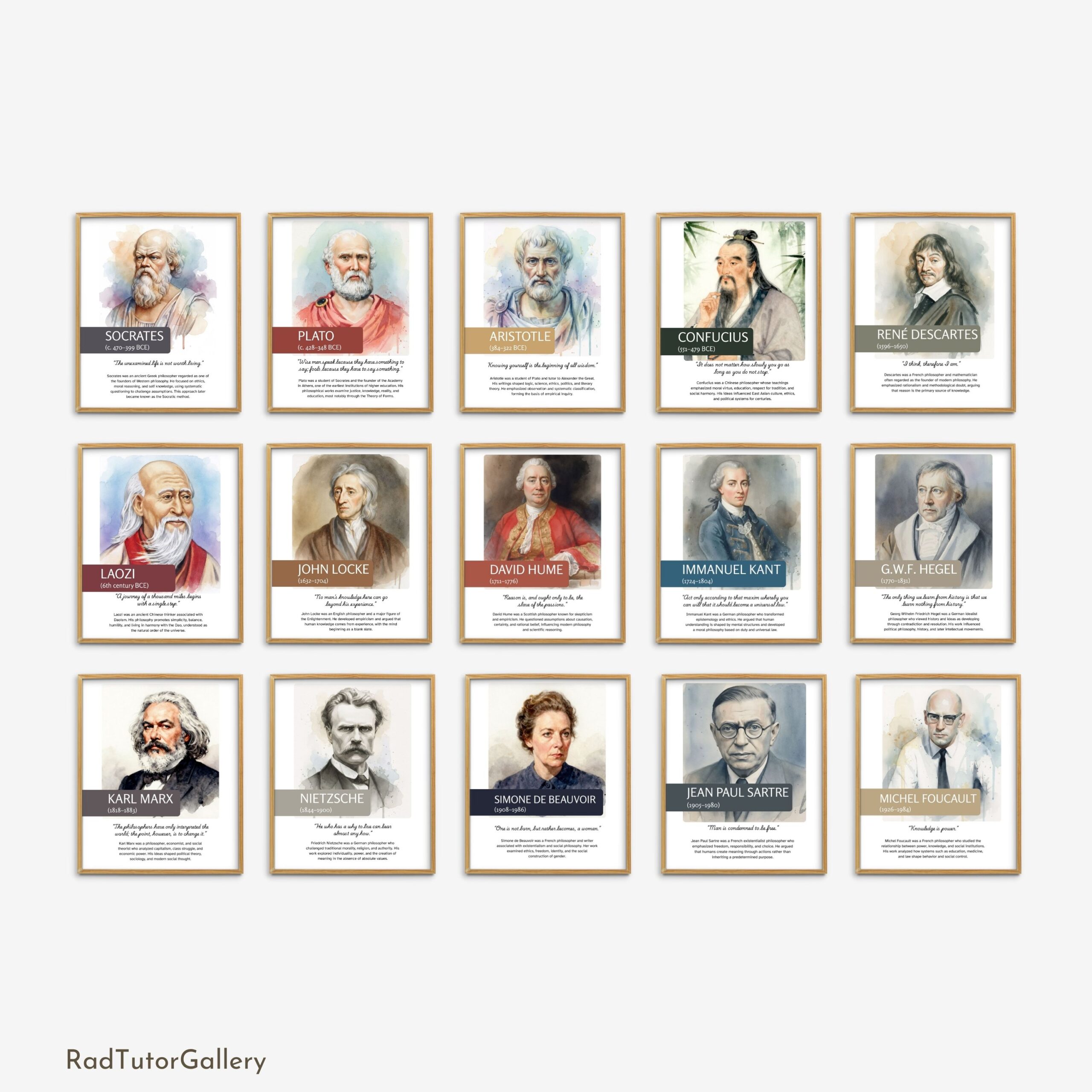 Famous Philosophers Set