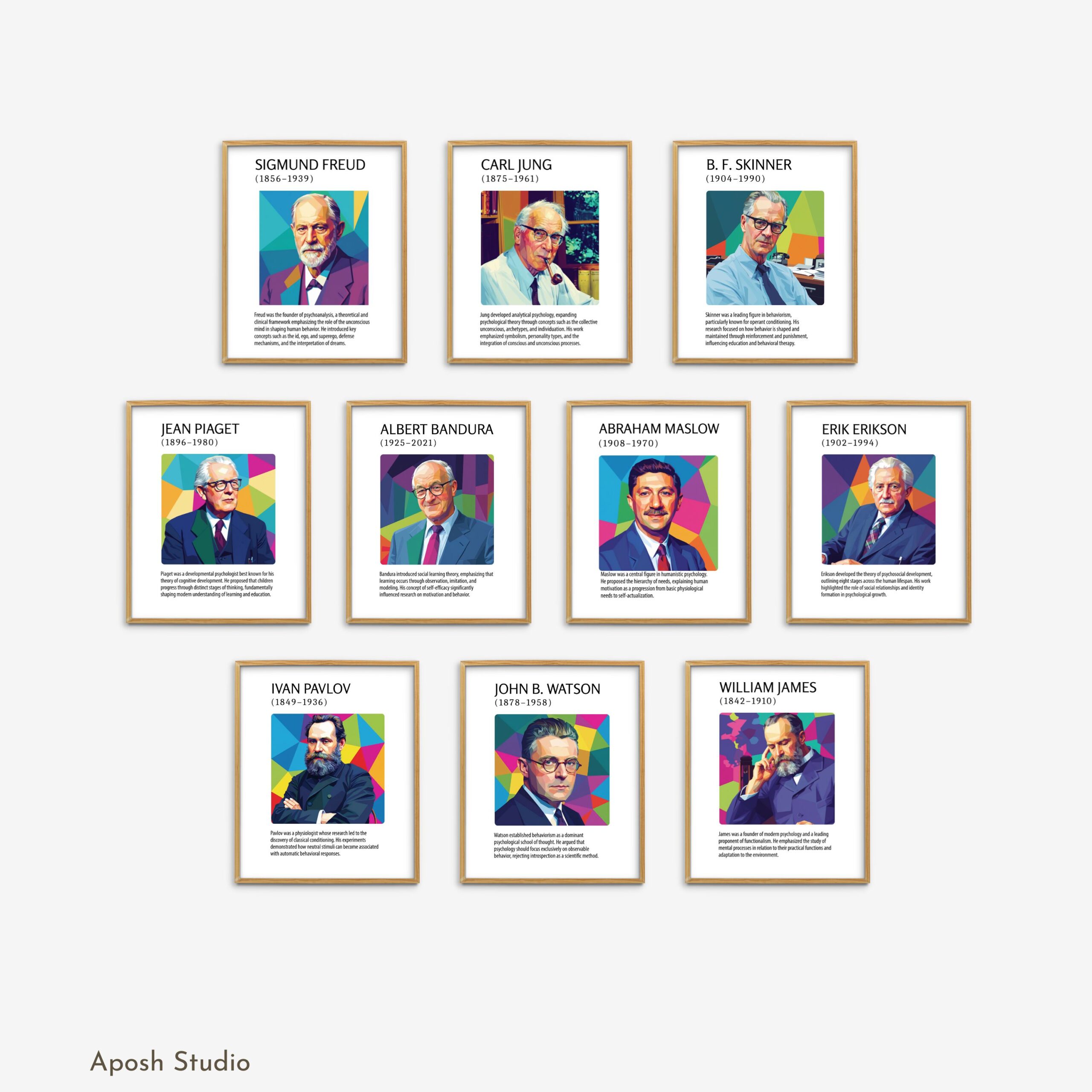 Famous Psychologists Set
