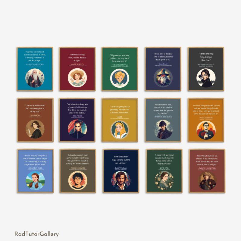 Popular Book Characters Set