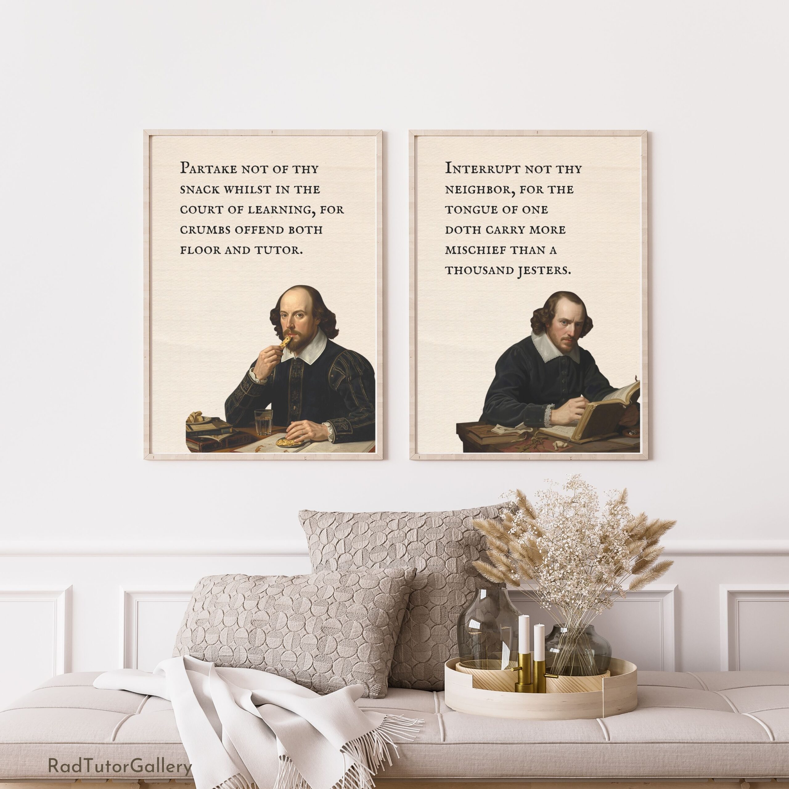 Funny Shakespeare Class Rules Set