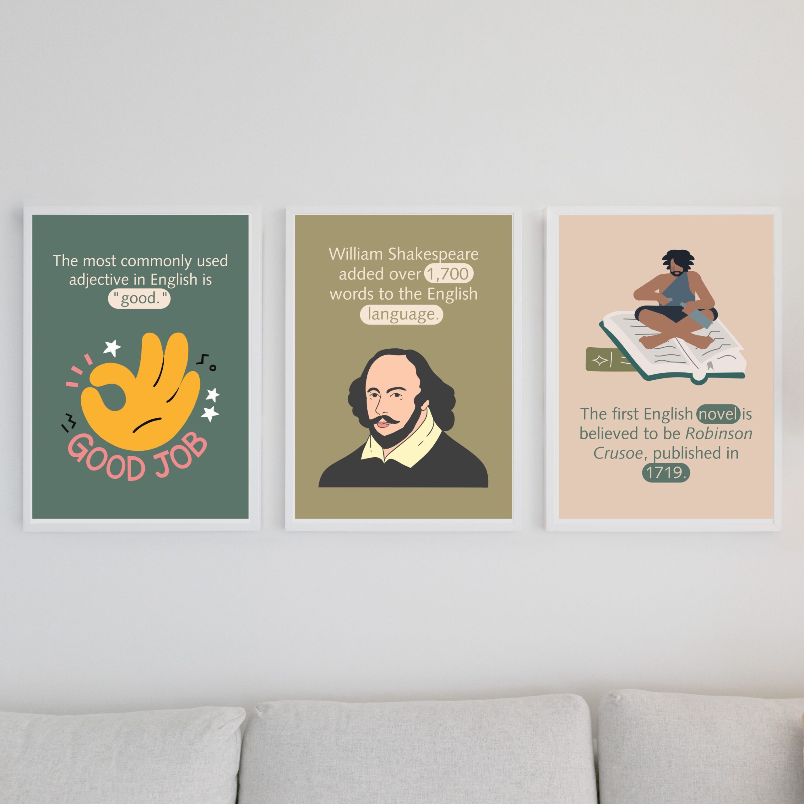 English Fun Facts Set