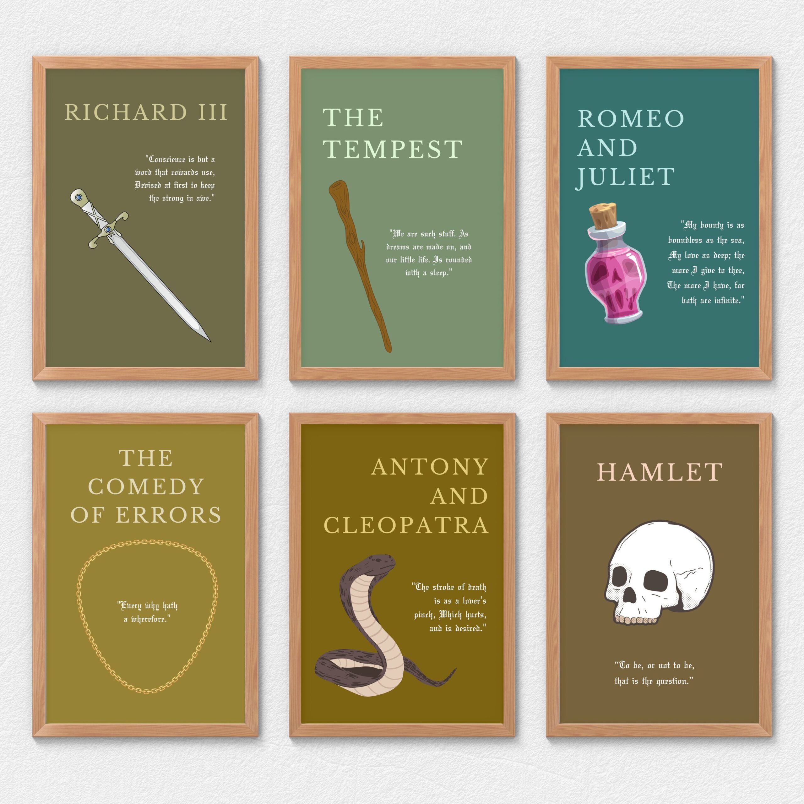 Shakespeare's Popular Works Set