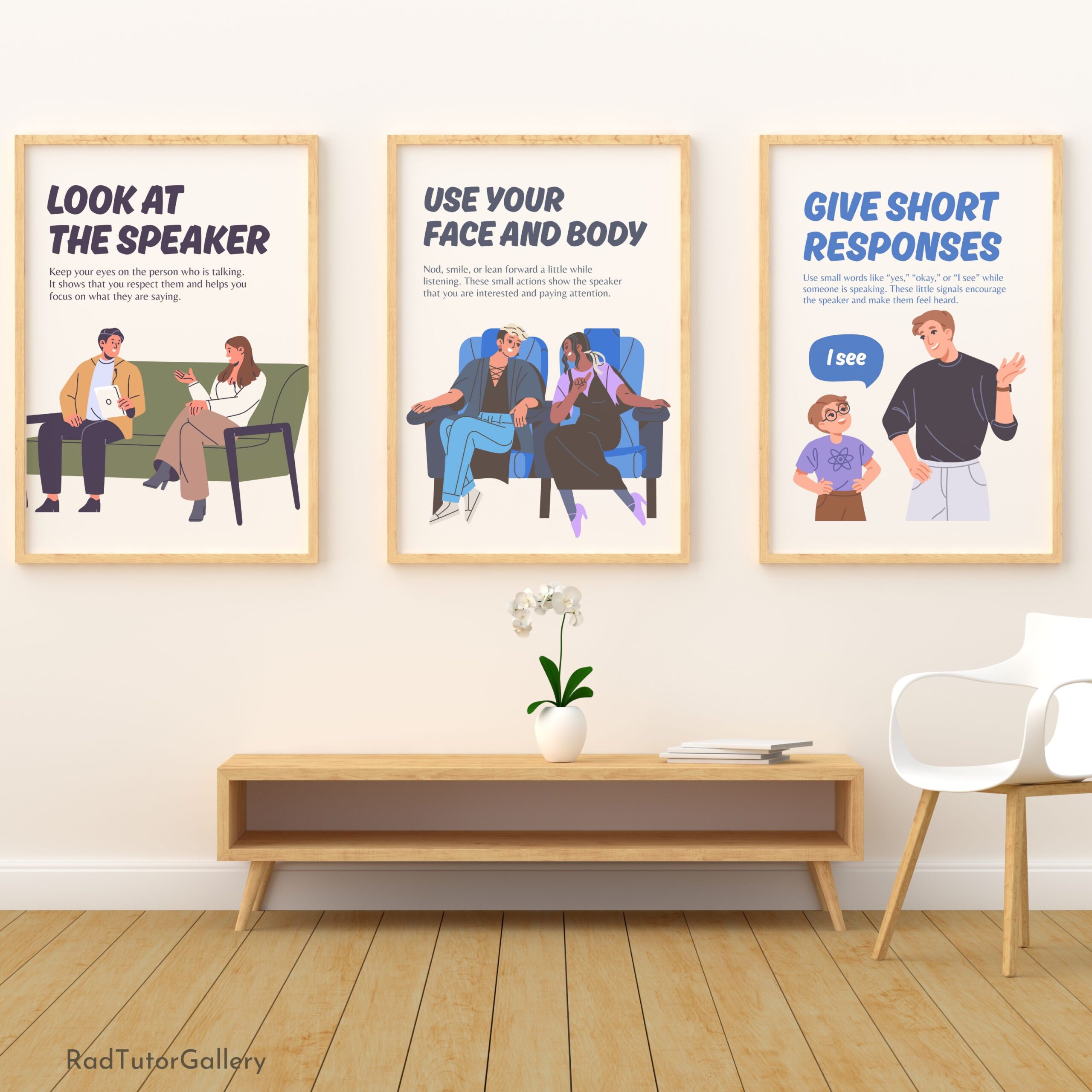 Active Listening Tips Set