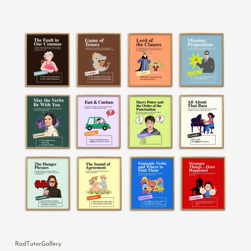 Pop Culture Grammar Mashups Set
