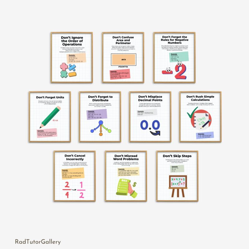 Common Math Mistakes Set
