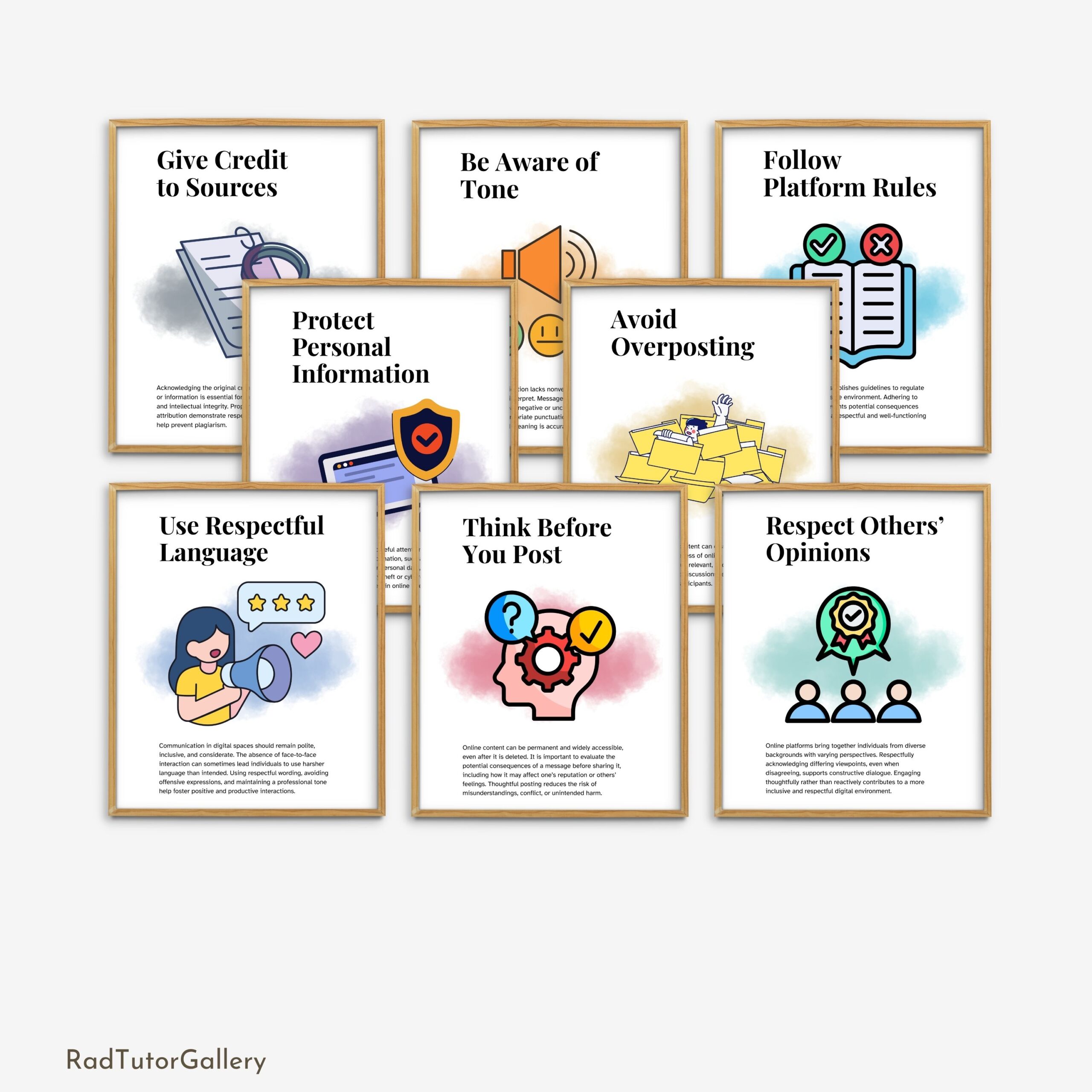 Online Etiquette Set