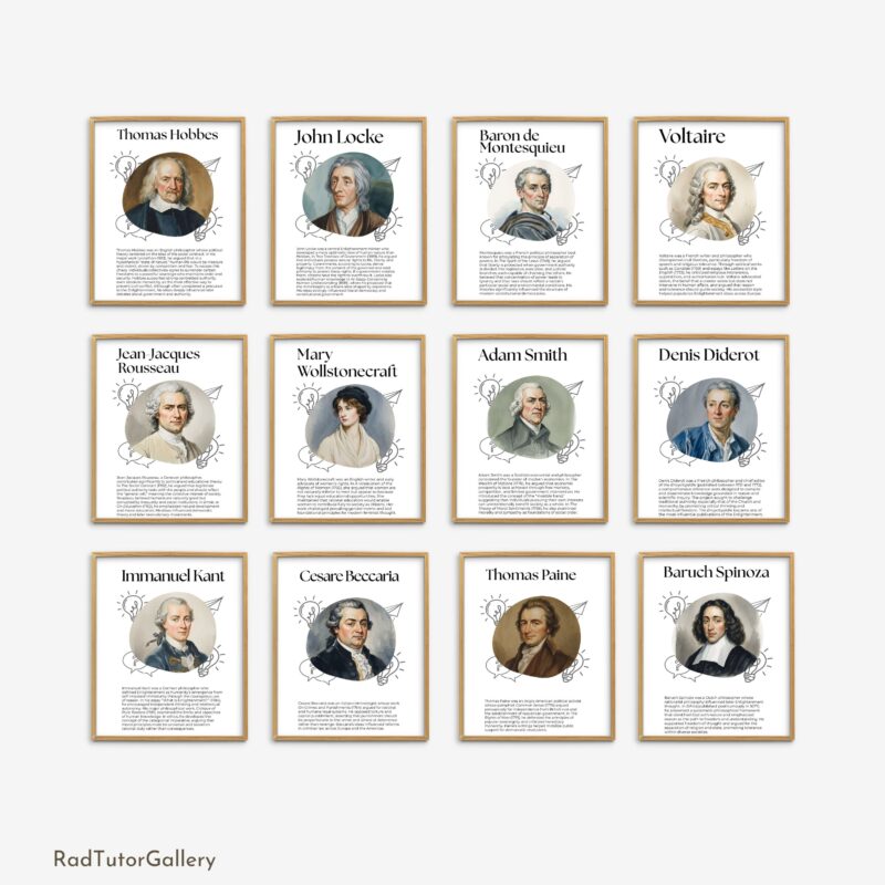 Enlightenment Thinkers Set