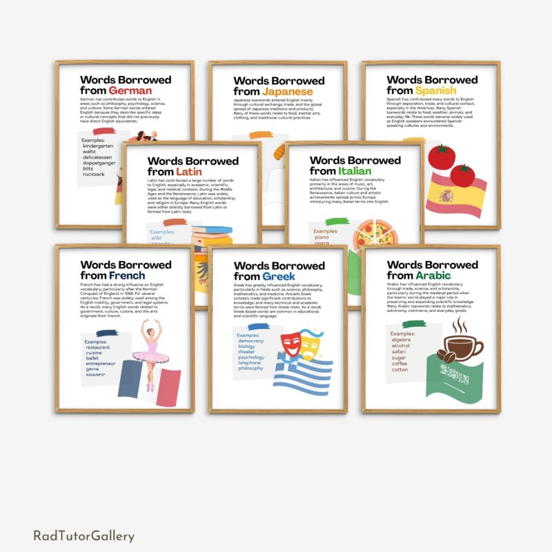 Borrowed Words in English Set