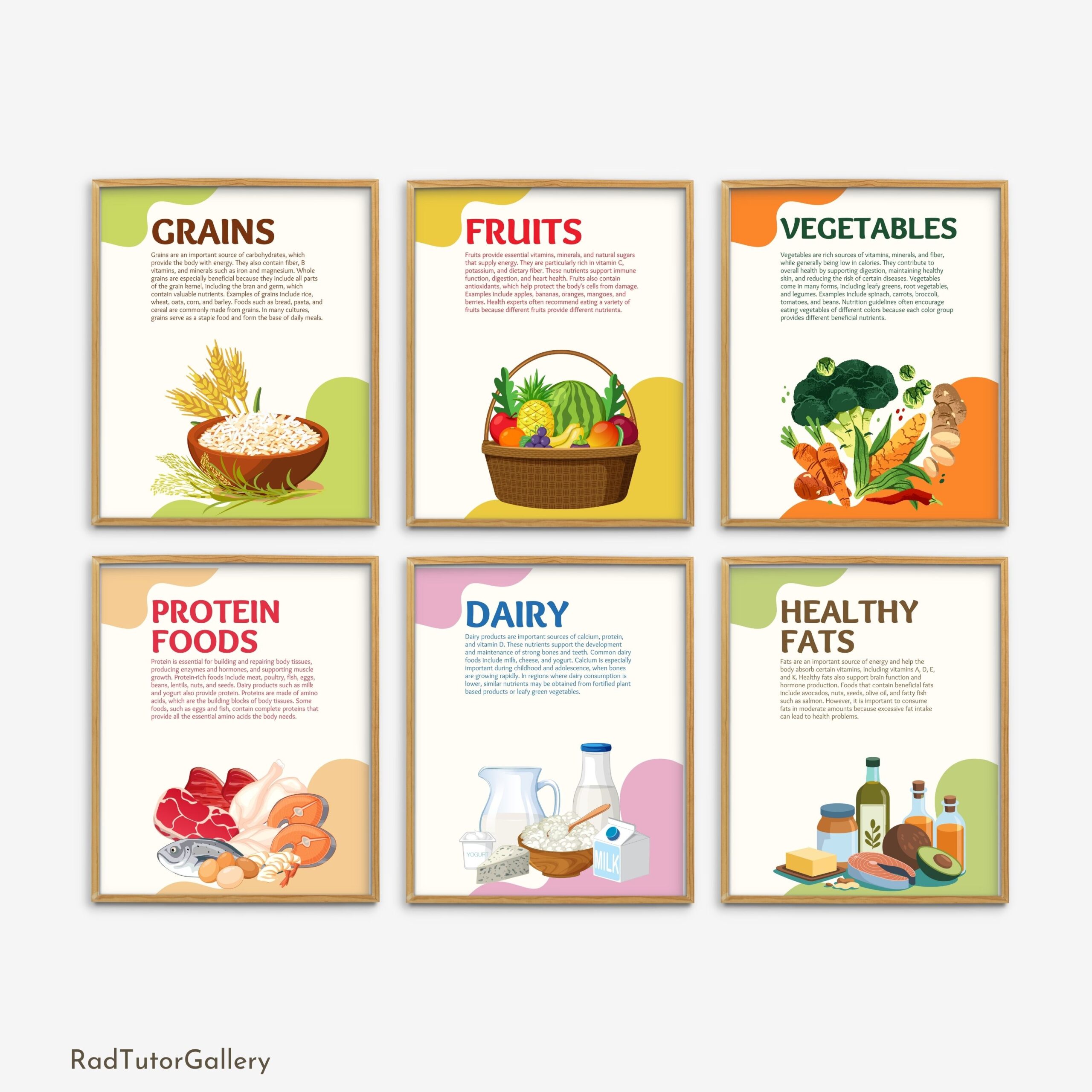 Food Groups and Balanced Diet Set