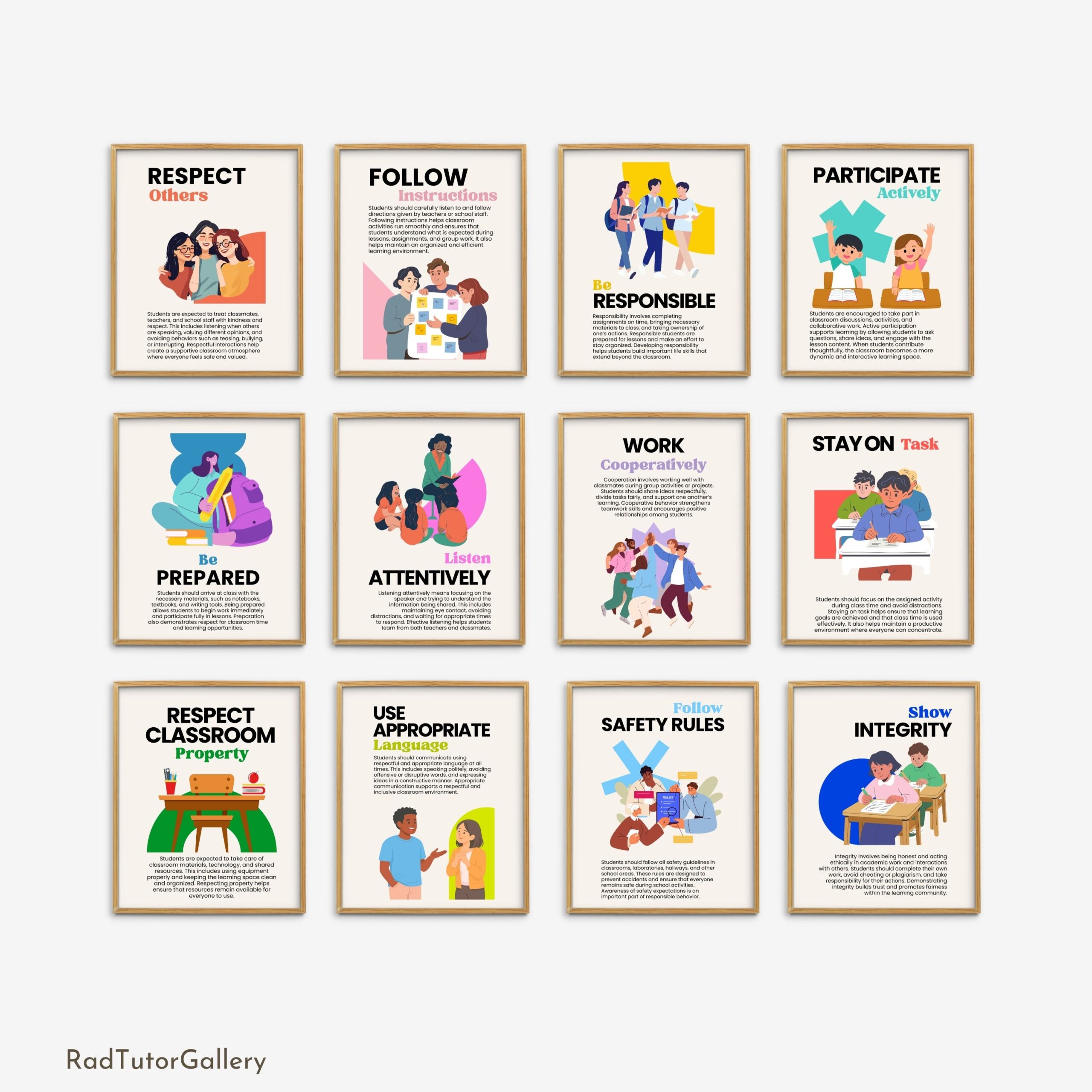 Classroom Behavior Expectations Set