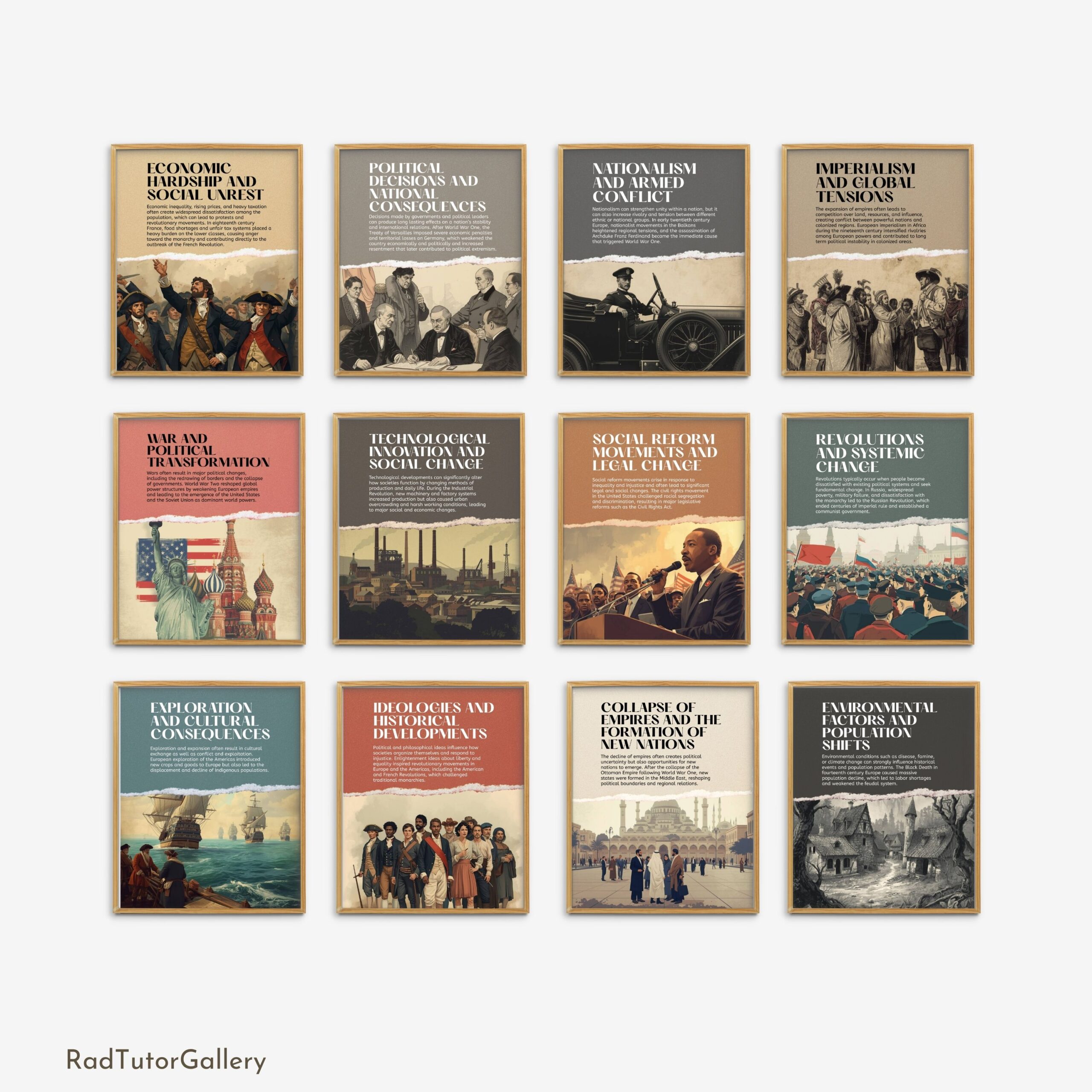 Cause and Effect in History Set