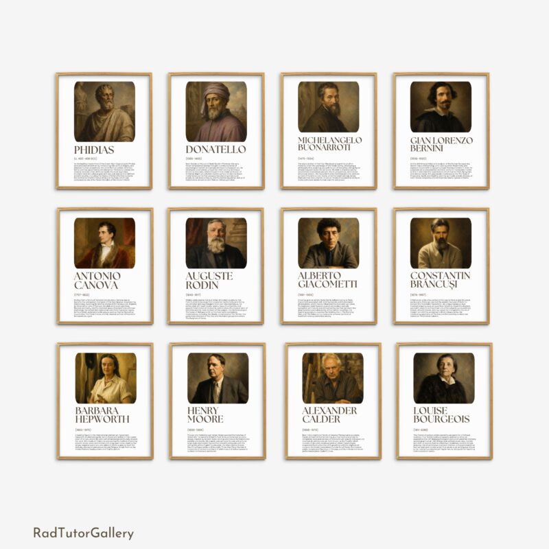 Famous Sculptors Set