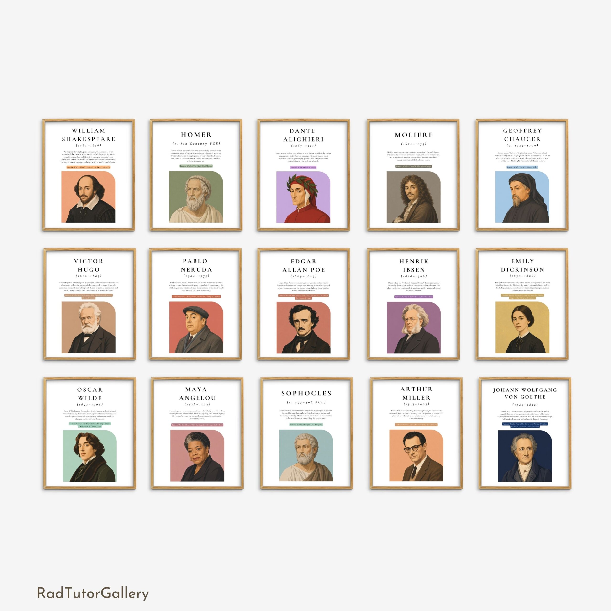 Great Poets and Playwrights Set