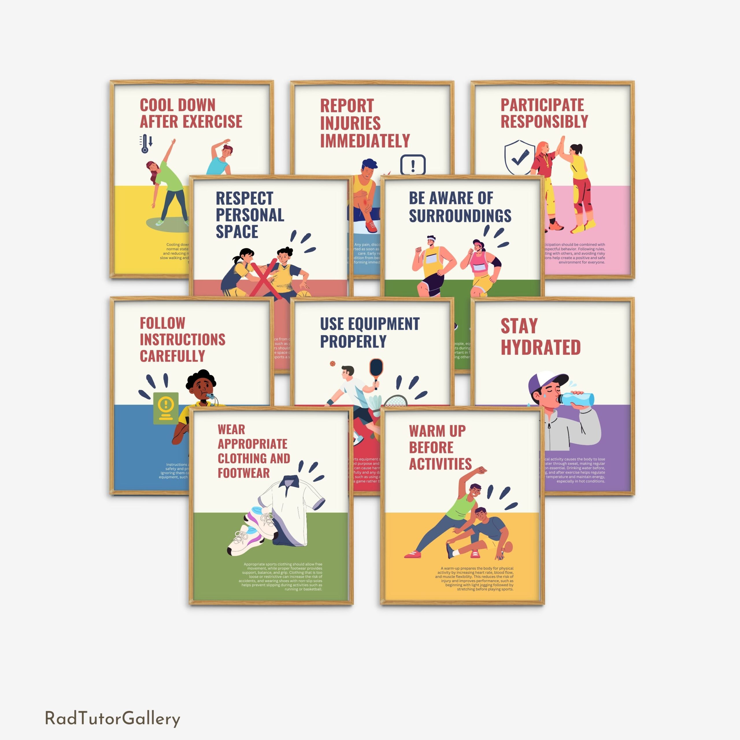 Safety Rules in PE Set