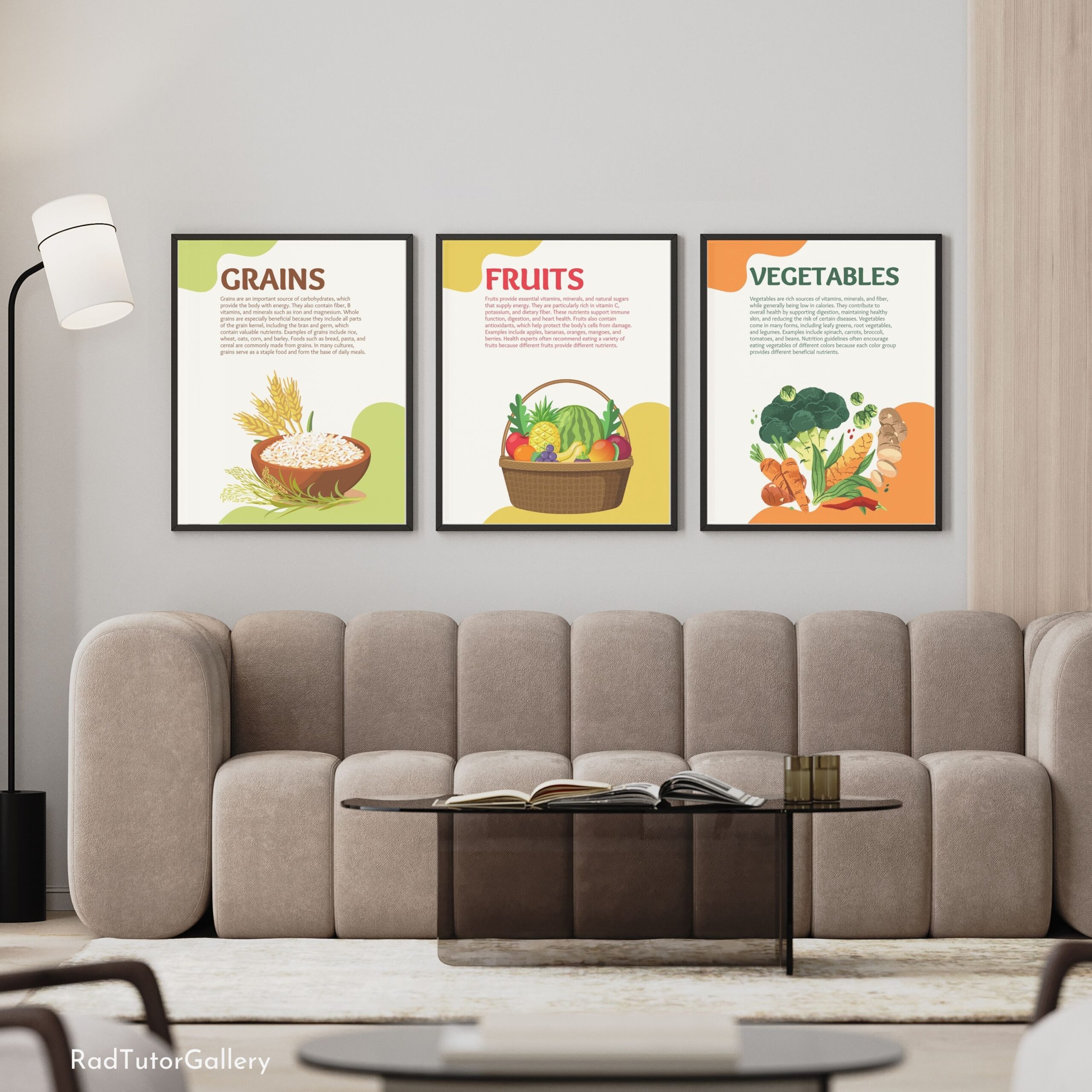 Food Groups and Balanced Diet Set