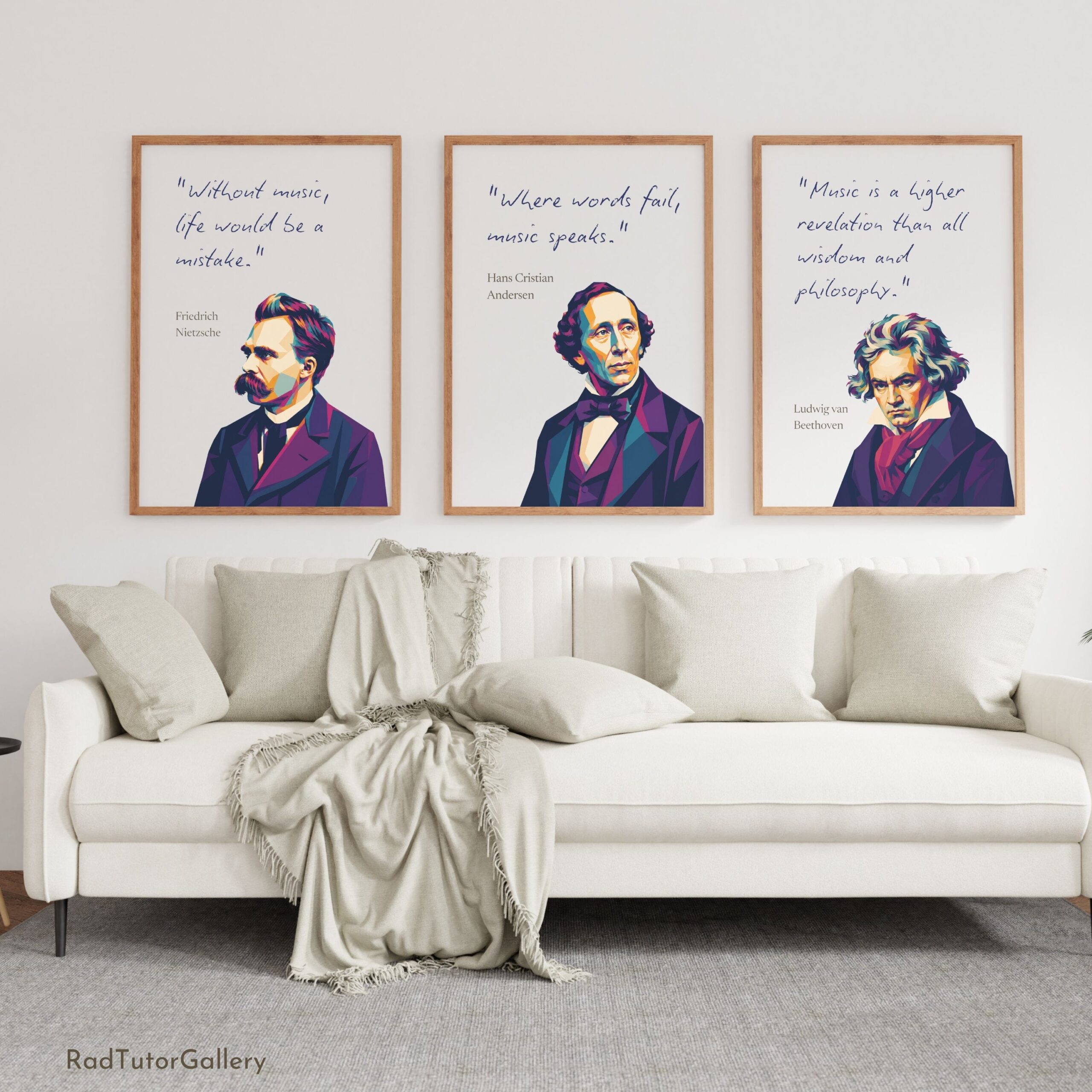 Famous Music Quotes Set