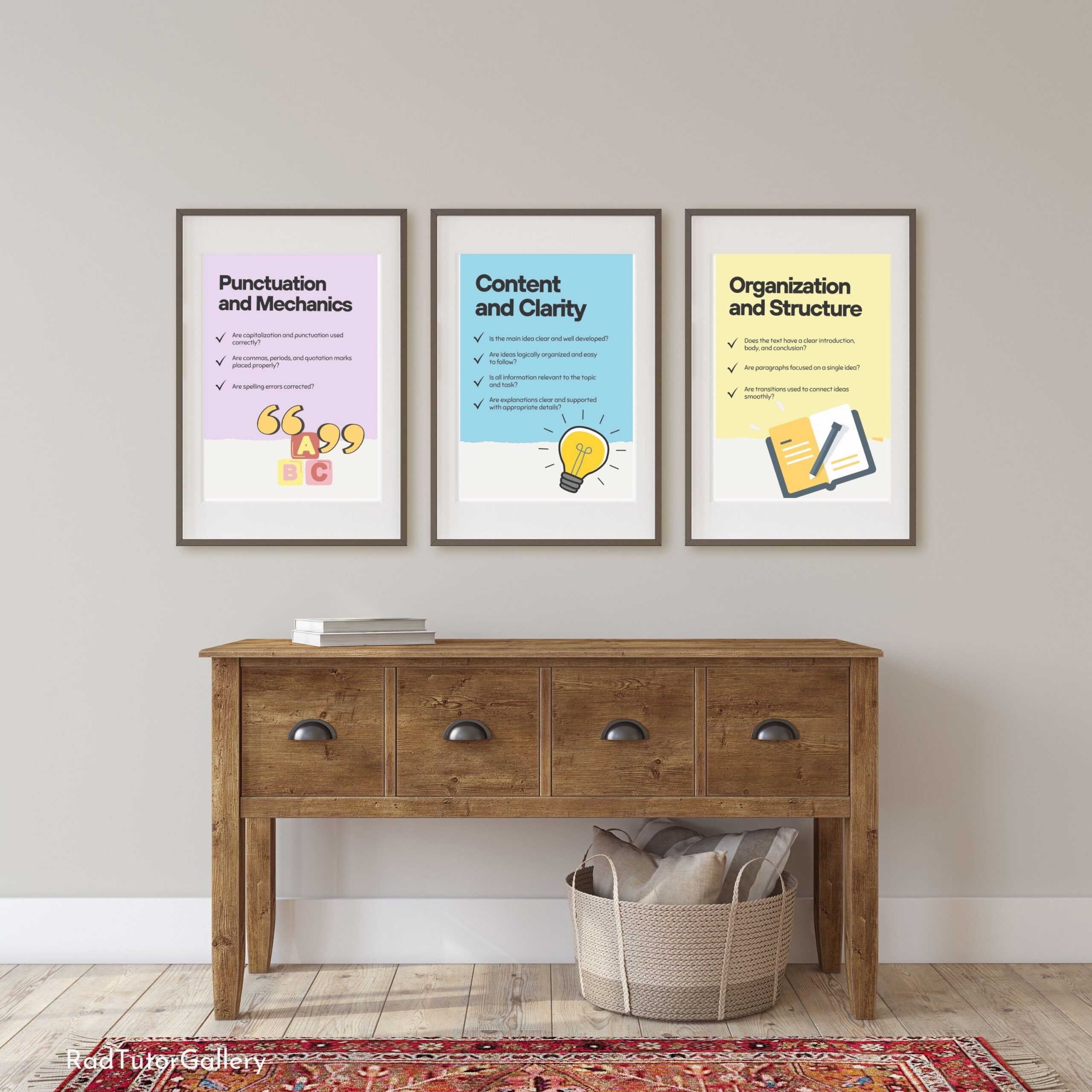 Editing and Proofreading Checklist Set