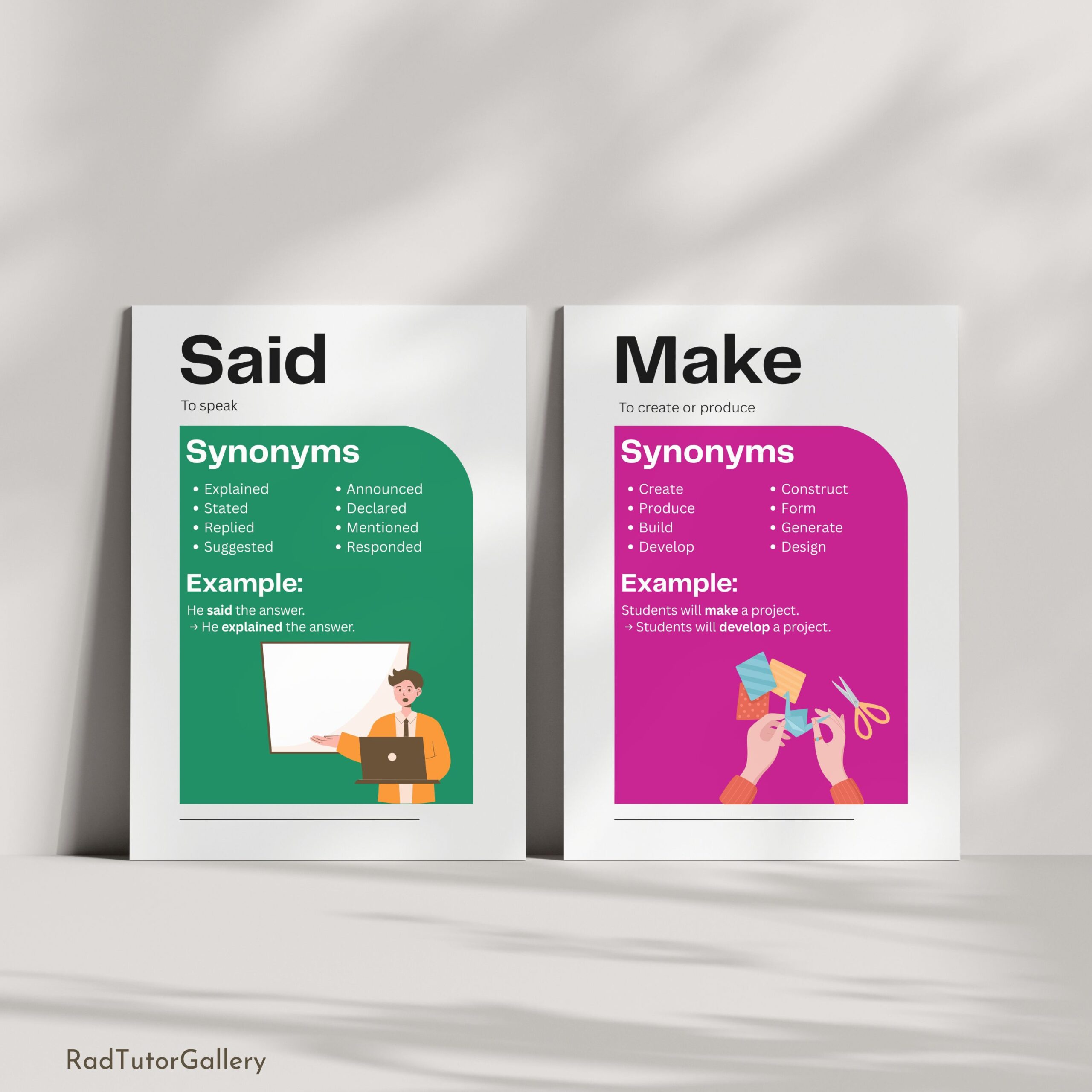 Synonyms for Overused Words Set