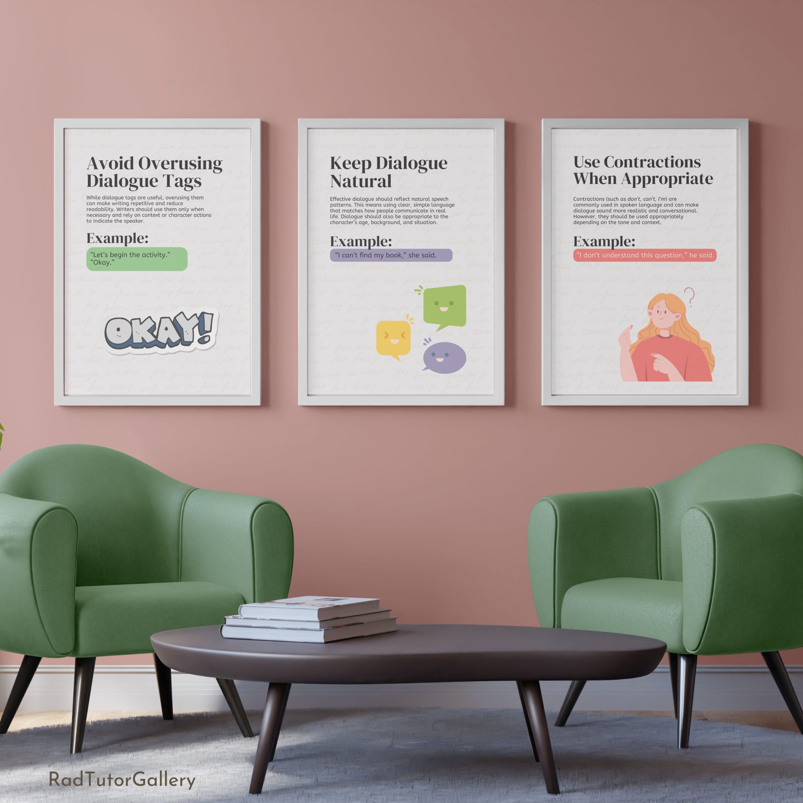 Dialogue Writing Rules Set