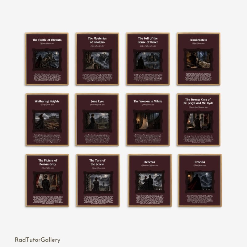 Famous Gothic Literature Set