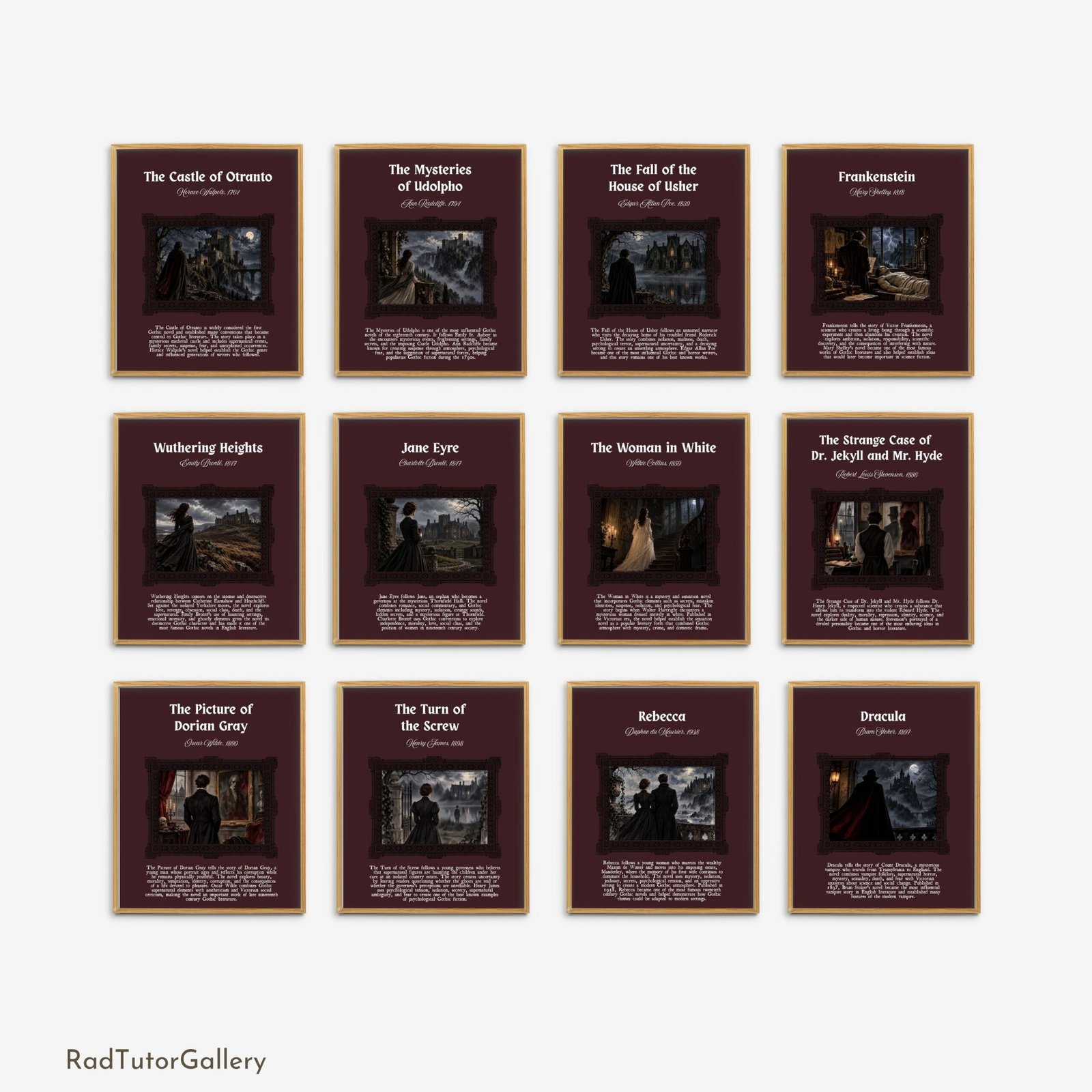 Famous Gothic Literature Set