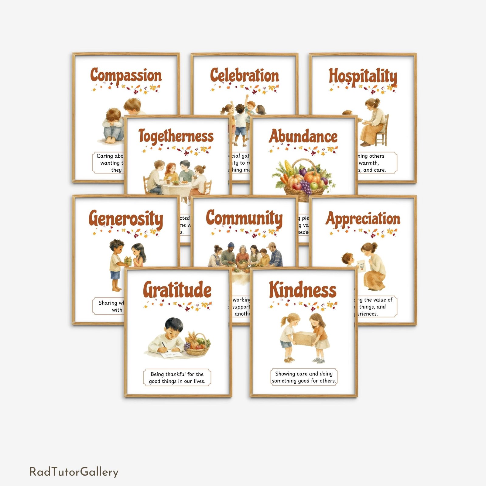 thanksgiving printables posters for classroom