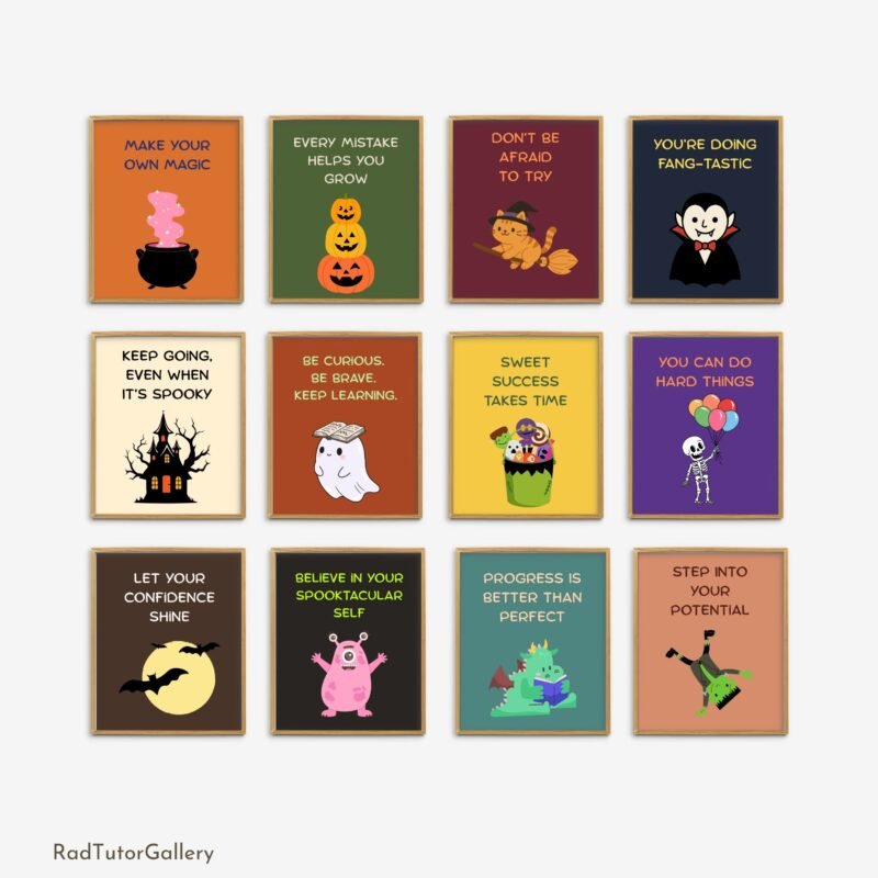Halloween Growth Mindset Set
