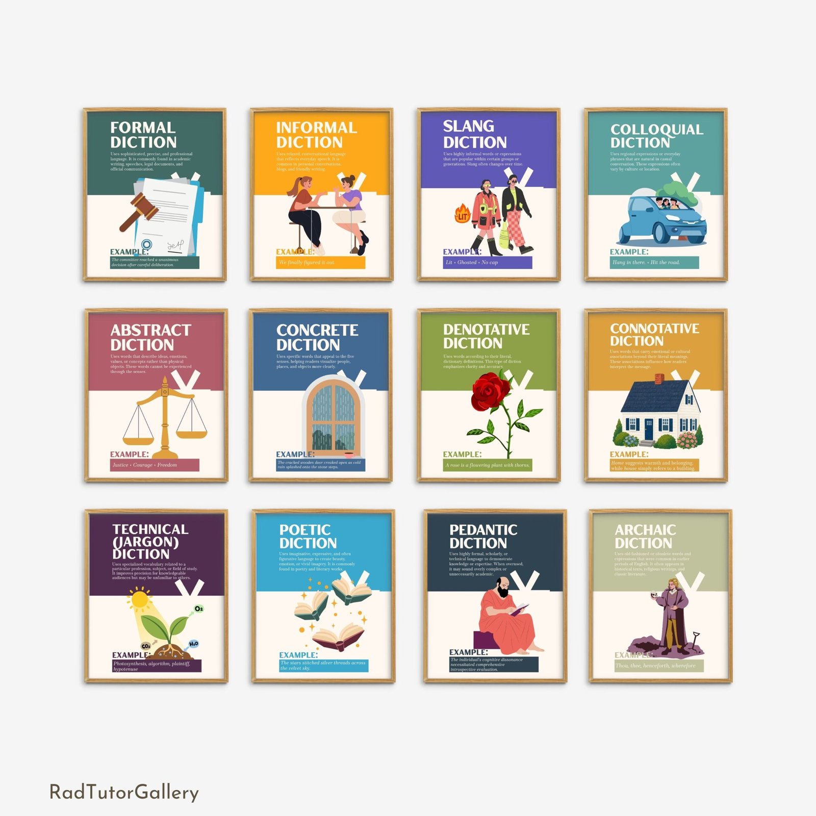 Types of Diction Set