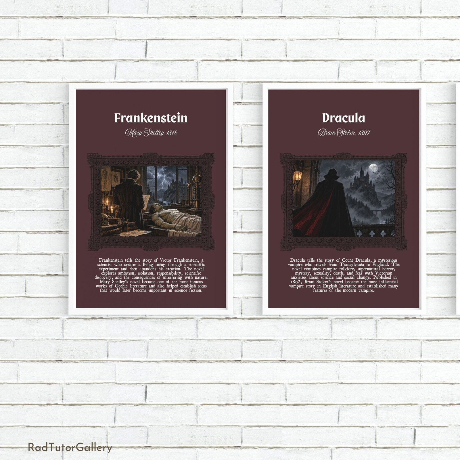 Famous Gothic Literature Set