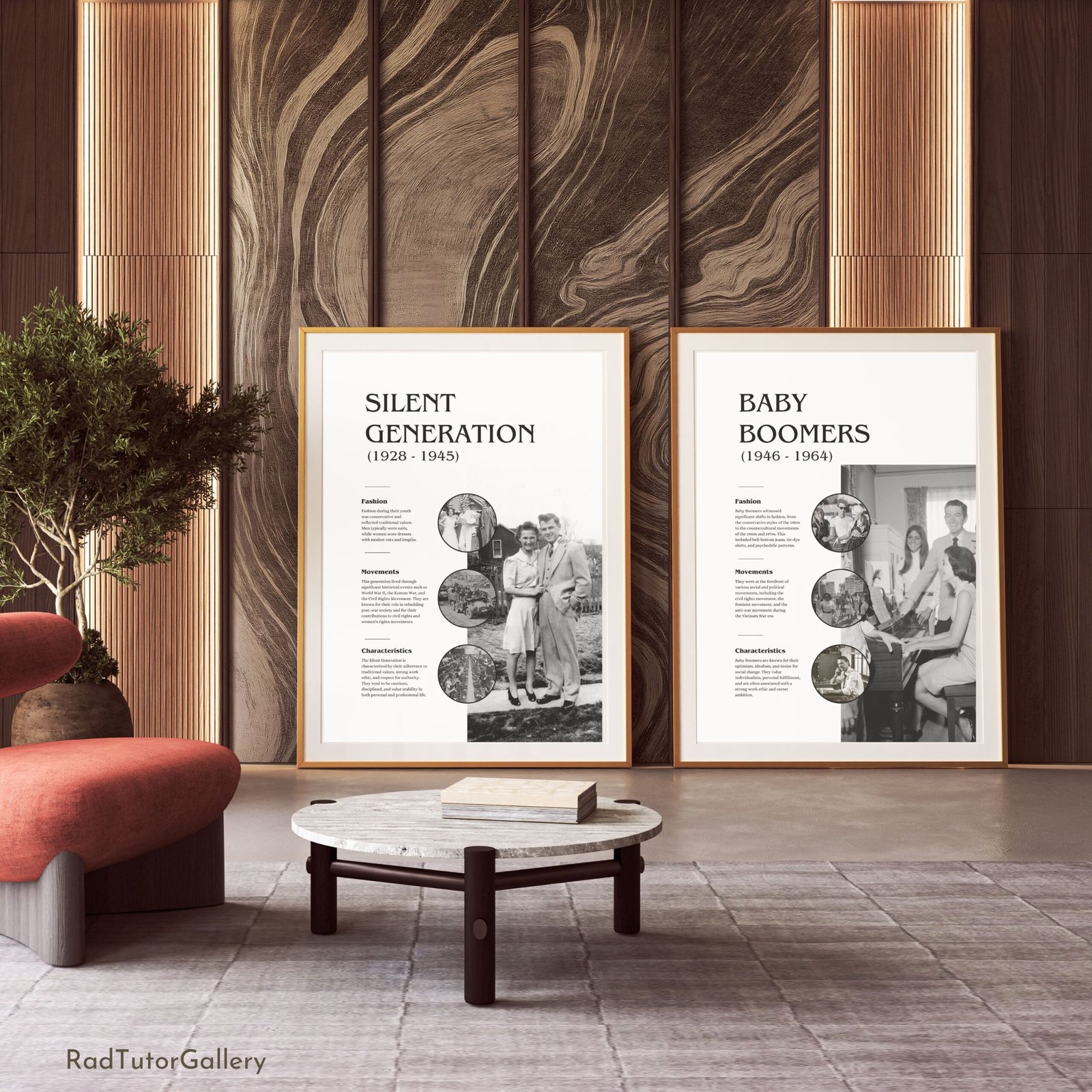 Generations Posters | Printable Classroom Posters | History Classroom Decor (Copy)