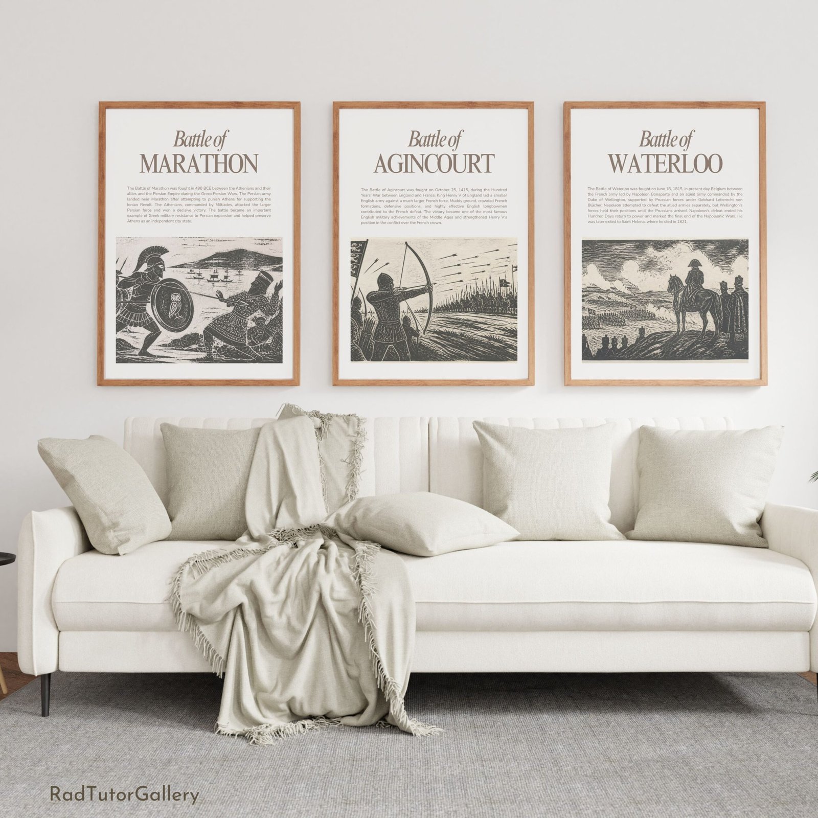 Famous Historical Battles Set | Printable Classroom Posters | History Classroom Decor