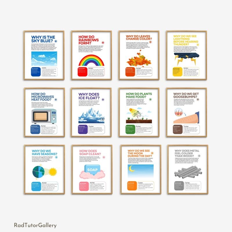 the science behind everyday things posters science fun facts