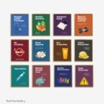 preventive health posters, healthy habits, school nurse prints