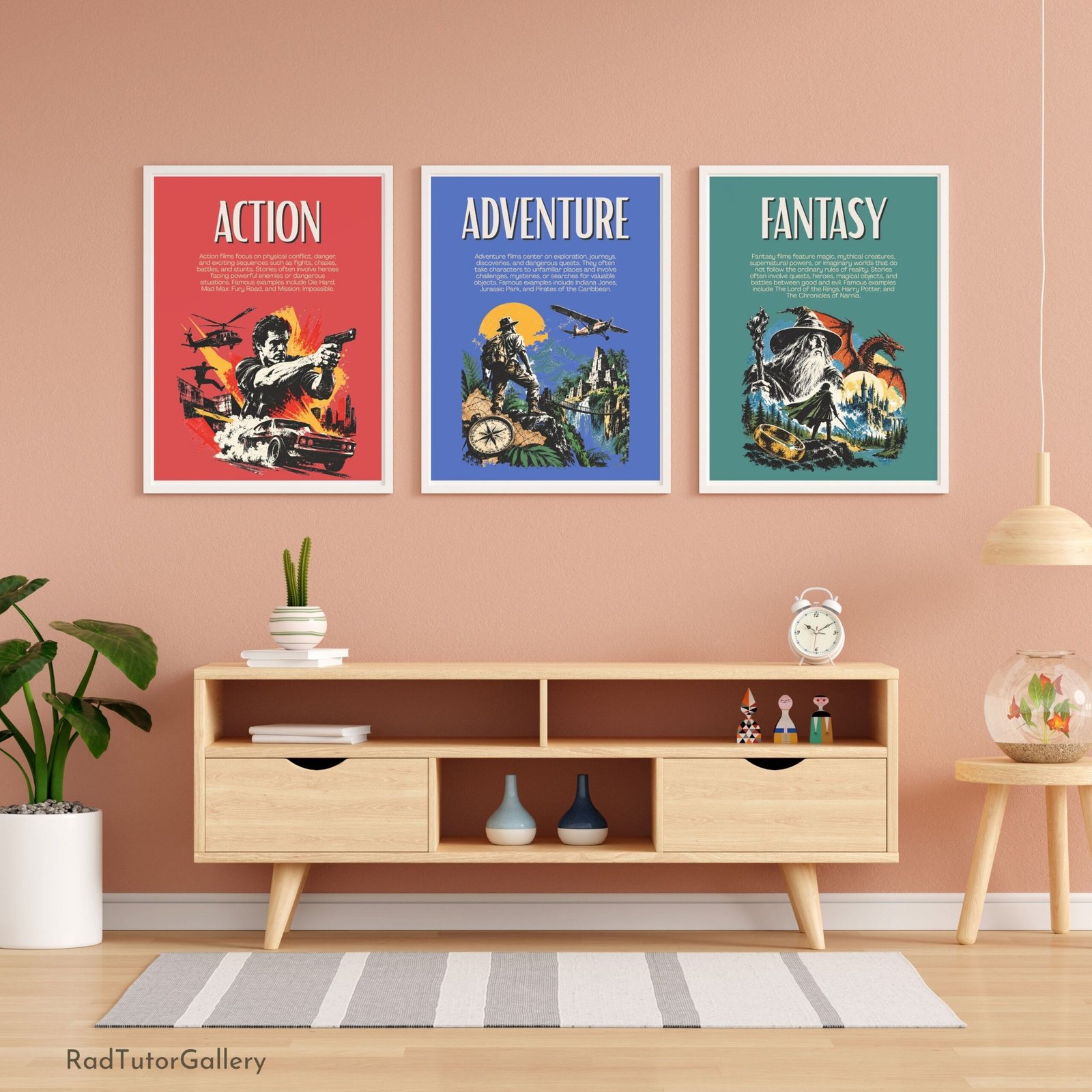 film genres set literary genres posters English classroom decor