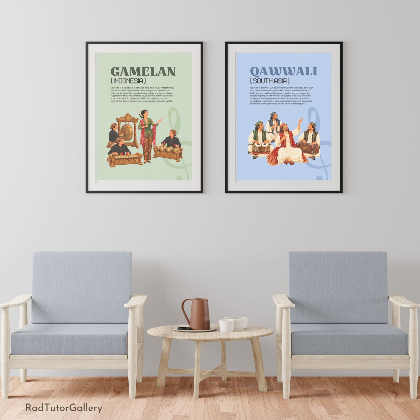 music around the world set music class decor music education prints