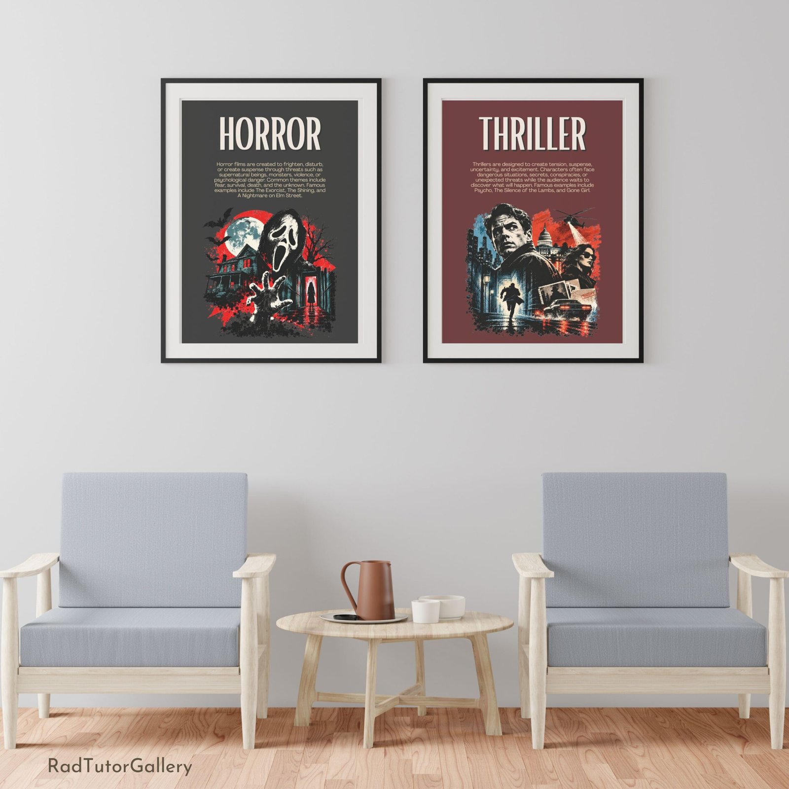 film genres set literary genres posters English classroom decor