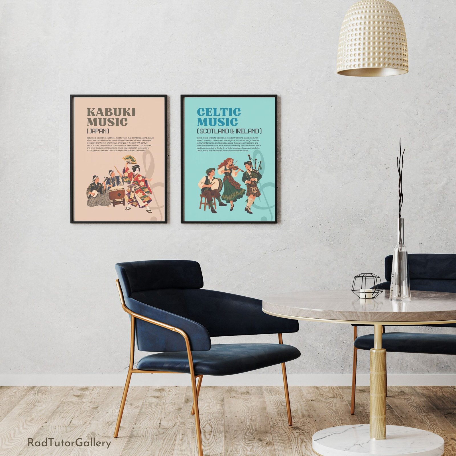 music around the world set music class decor music education prints