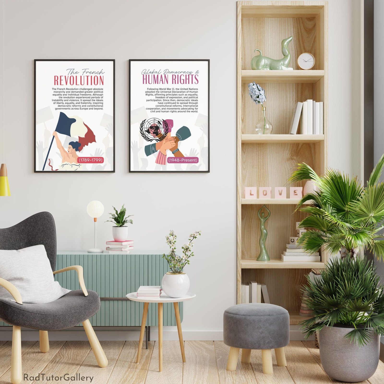 origins of democracy set political science history classroom decor
