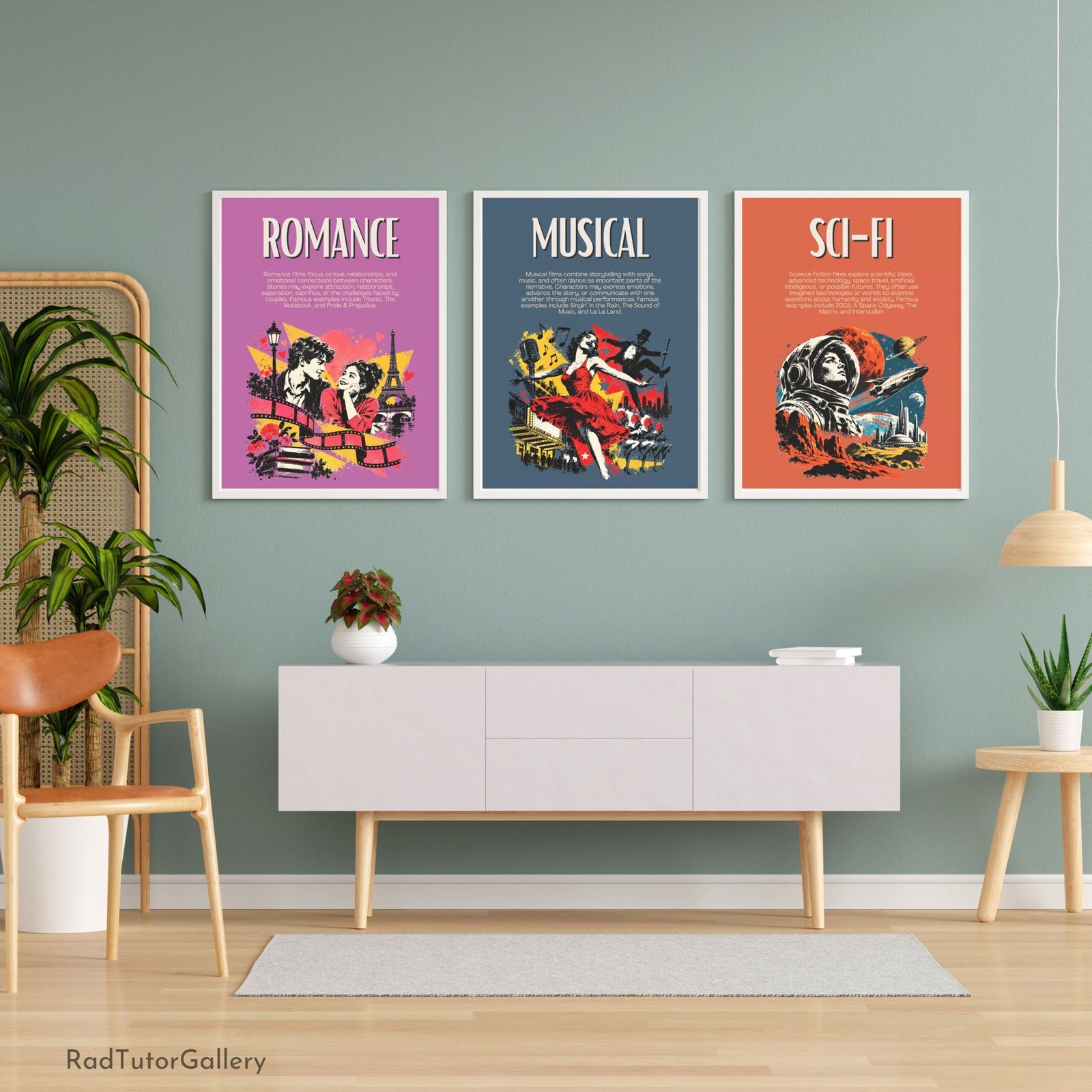 film genres set literary genres posters English classroom decor