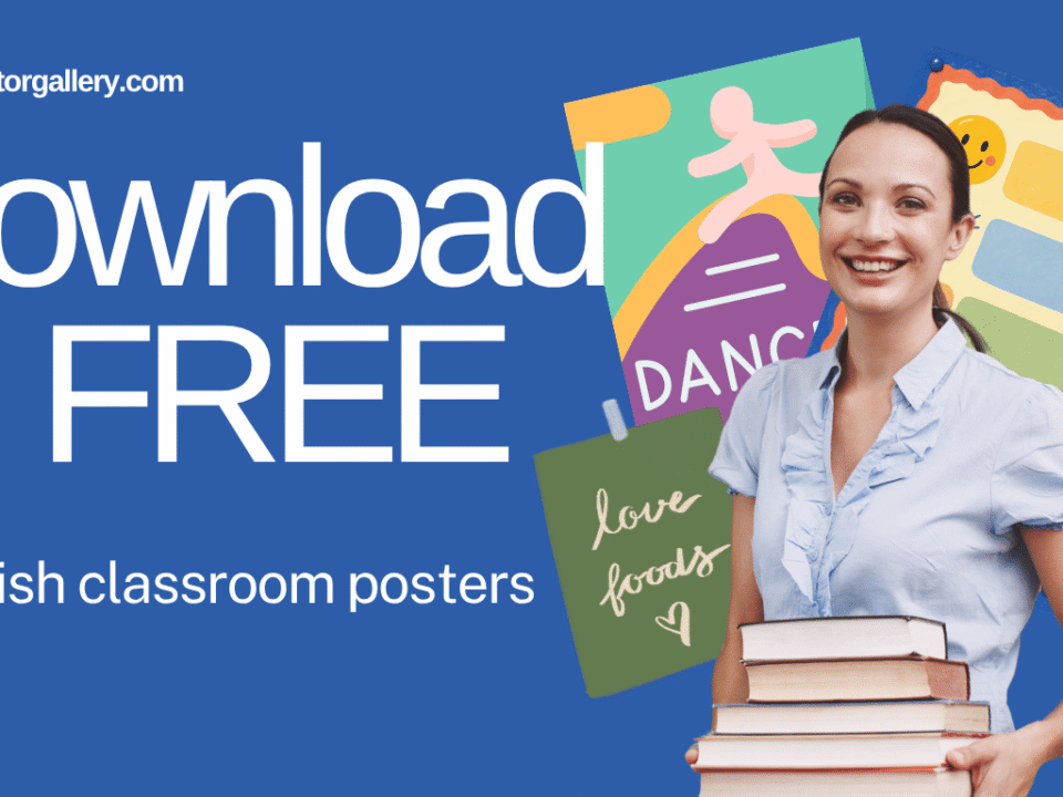 10 Free English Posters for the Classroom
